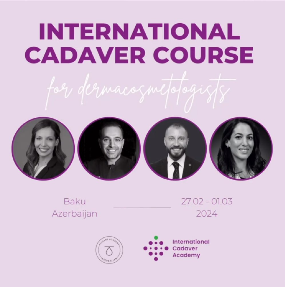 CADAVER COURSE. Ekskluziv anatomik telim proqrami